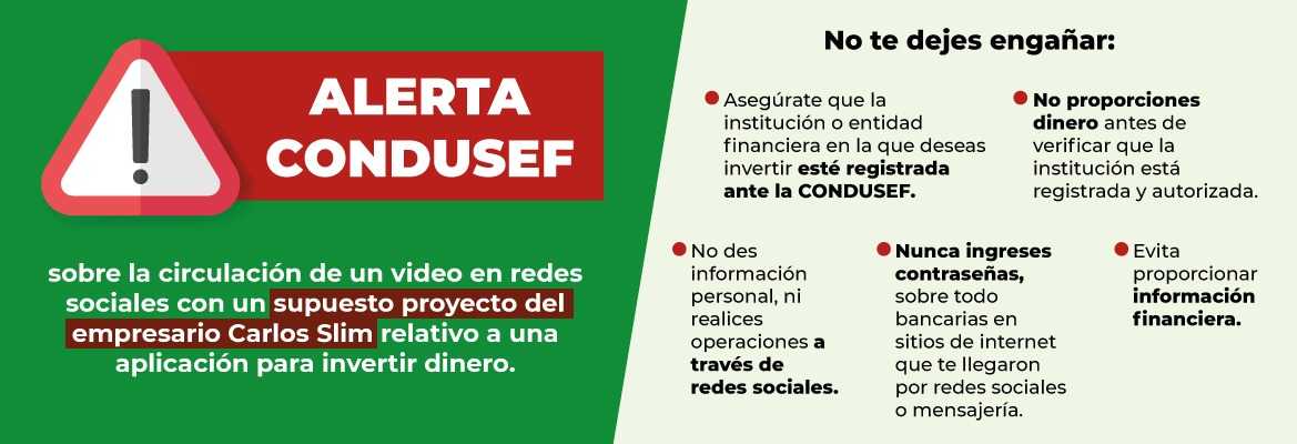  Condusef, Carlos Slim 