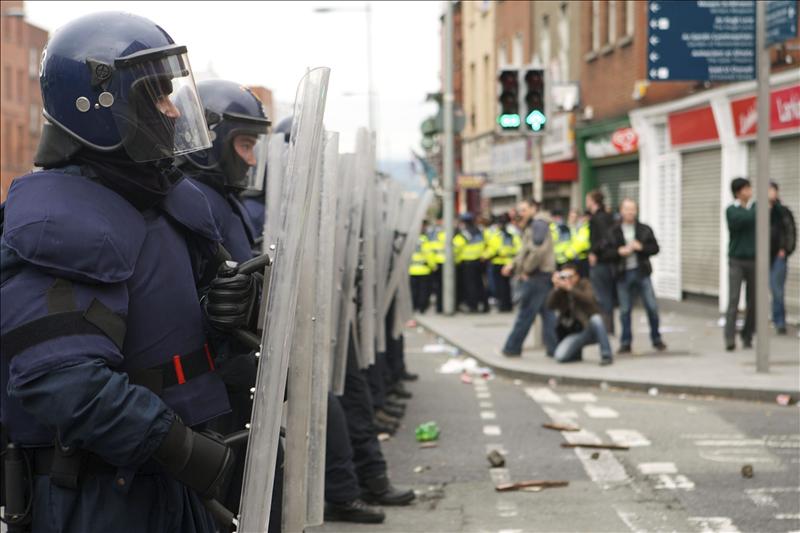 Fuerte despliegue policial impide repetición de altercados | EFE