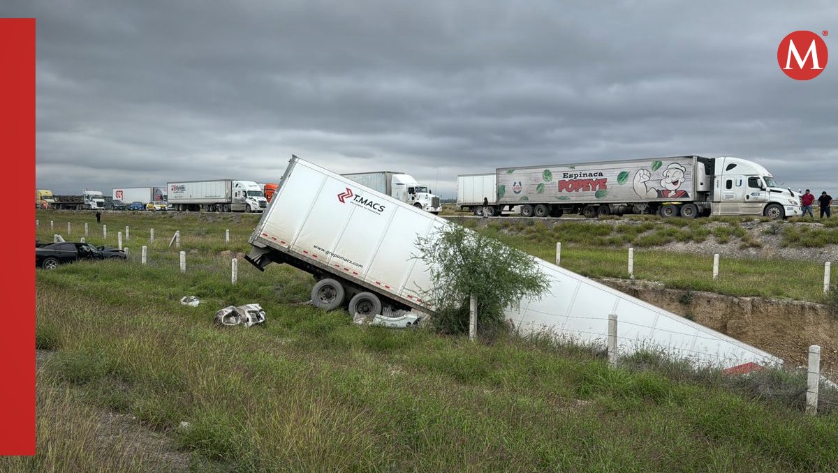 Choque deja mujer muerta en Nuevo León. Foto: Especial