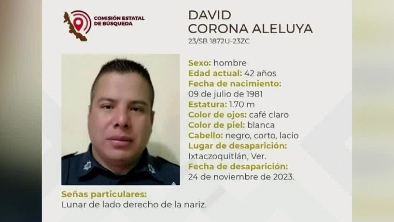 Localizan a policía sin vida en Veracruz; habría desaparecido un día antes