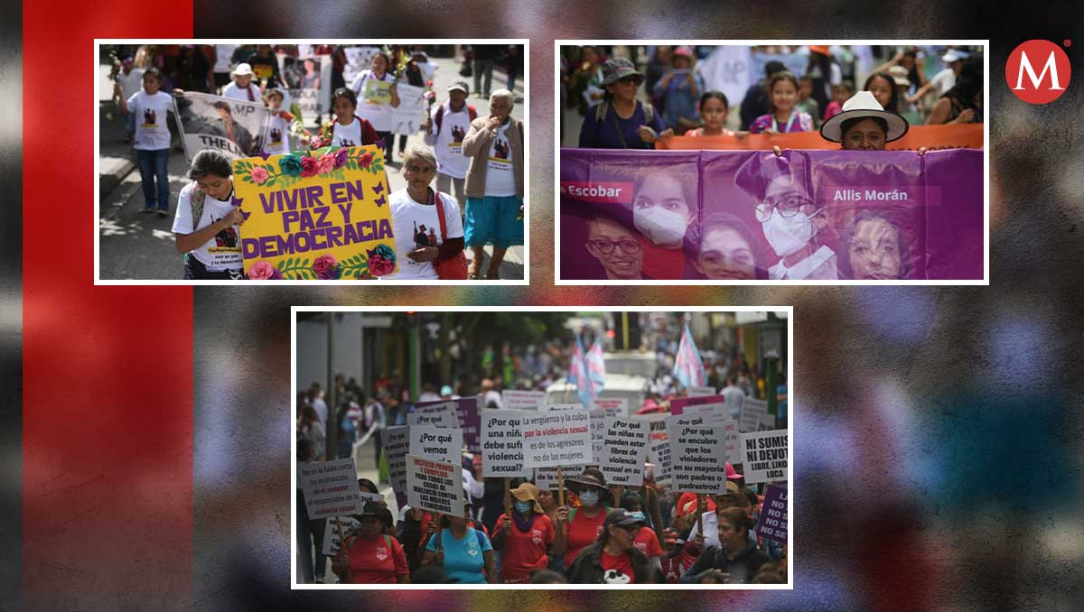 Mujeres marchan en Guatemala por violencia contra ellas y para liberar presas políticas | Agencia EFE.