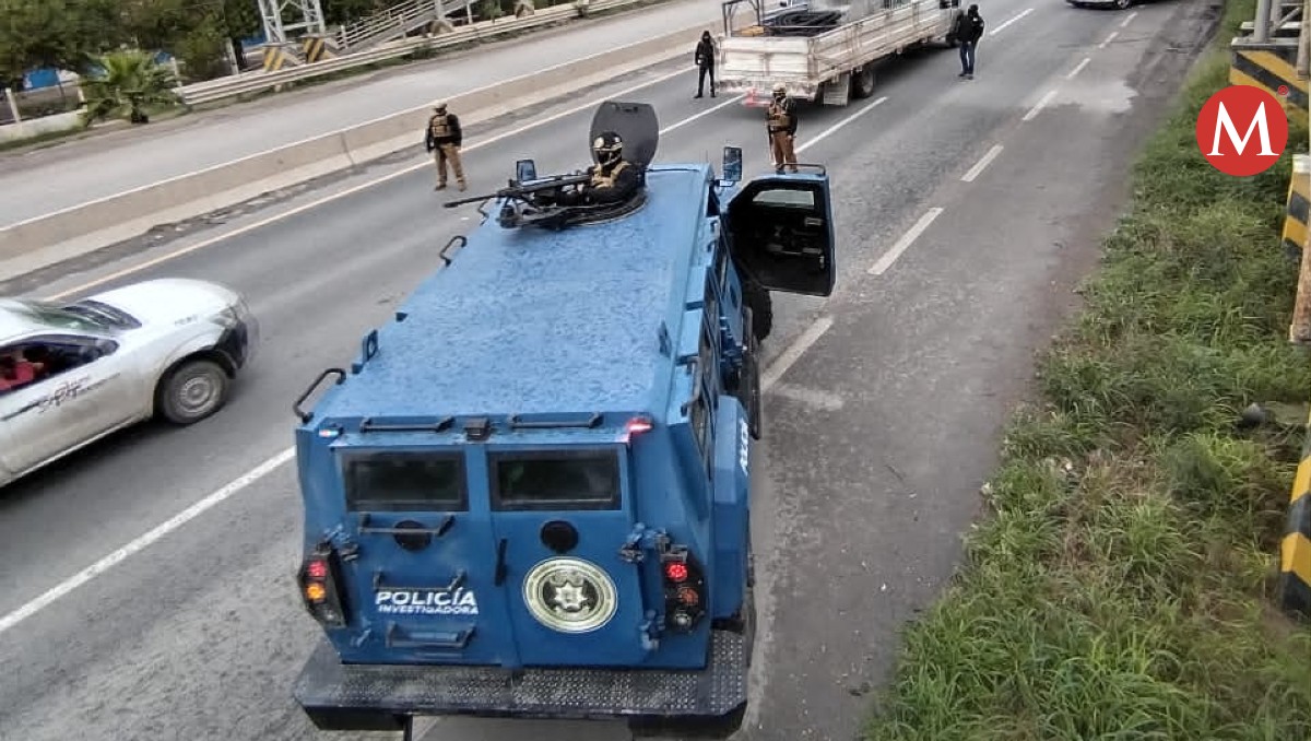 Operativos de la Guardia Estatal en Tamaulipas.