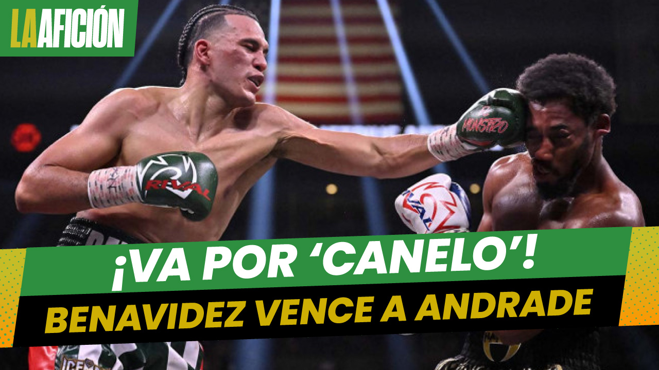David Benavidez noquea a Andrade y retuvo el Título Interino WBC Supermediano