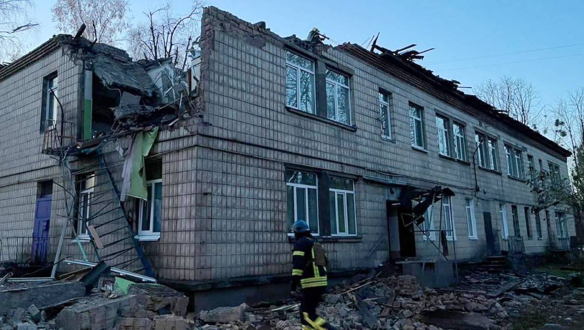 Un edifico en ruinas por ataques rusos con drones iraníes | AFP