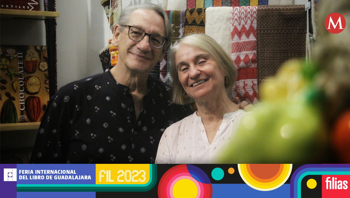 Los editores de 'Artes de México', Margarita de Orellana y Alberto Ruy Sánchez. (Foto: Ángel Soto)