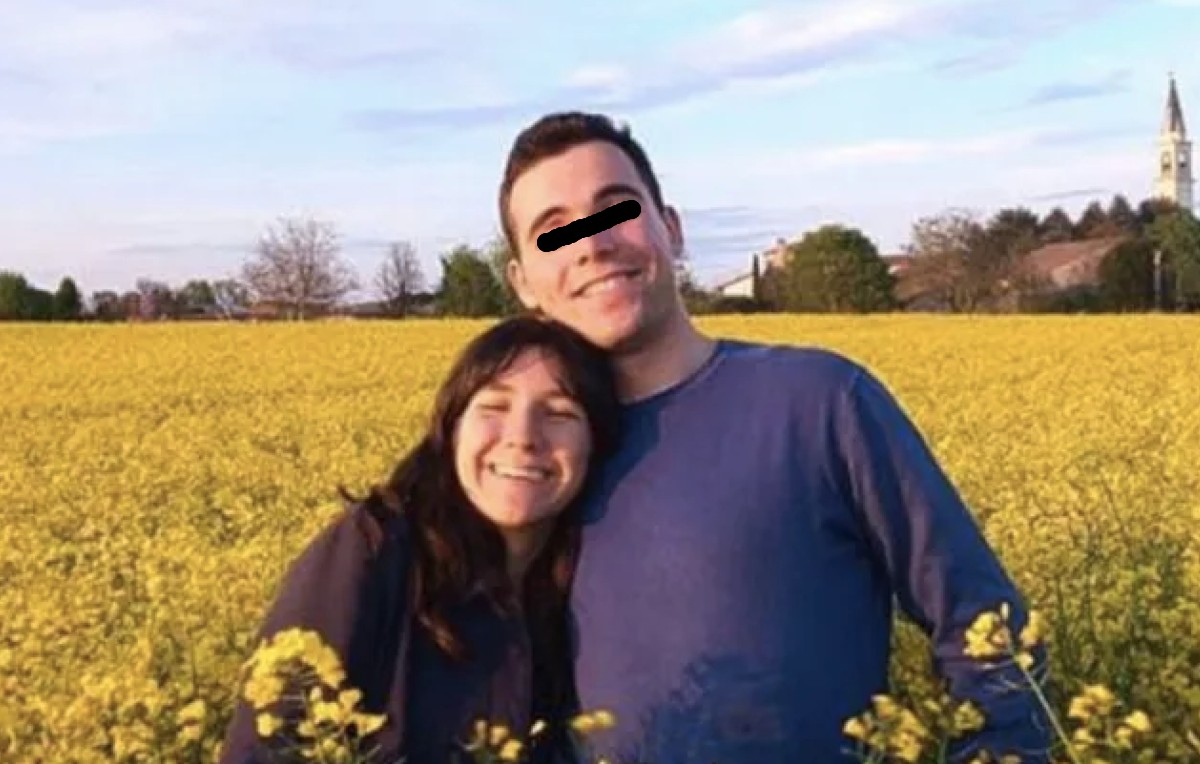 Filippo Turetta y Giulia Cecchittin aún como pareja (Redes)