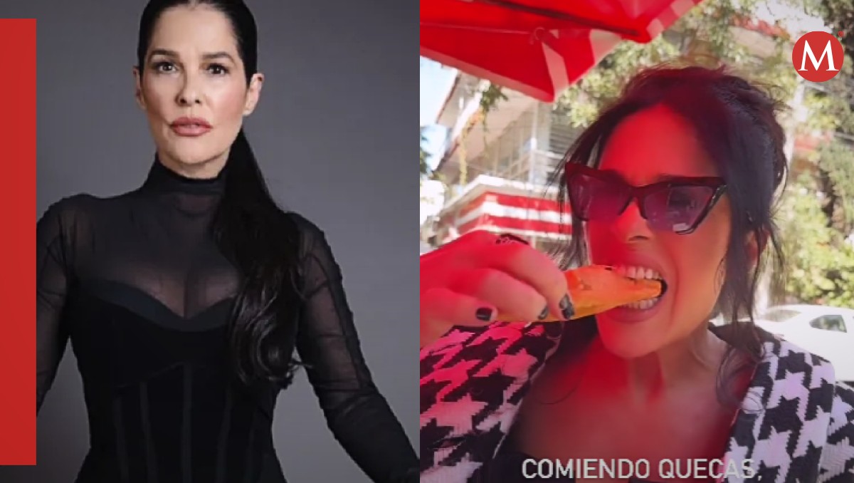 Martha Debayle come quesadillas en puesto callejero | VIDEO