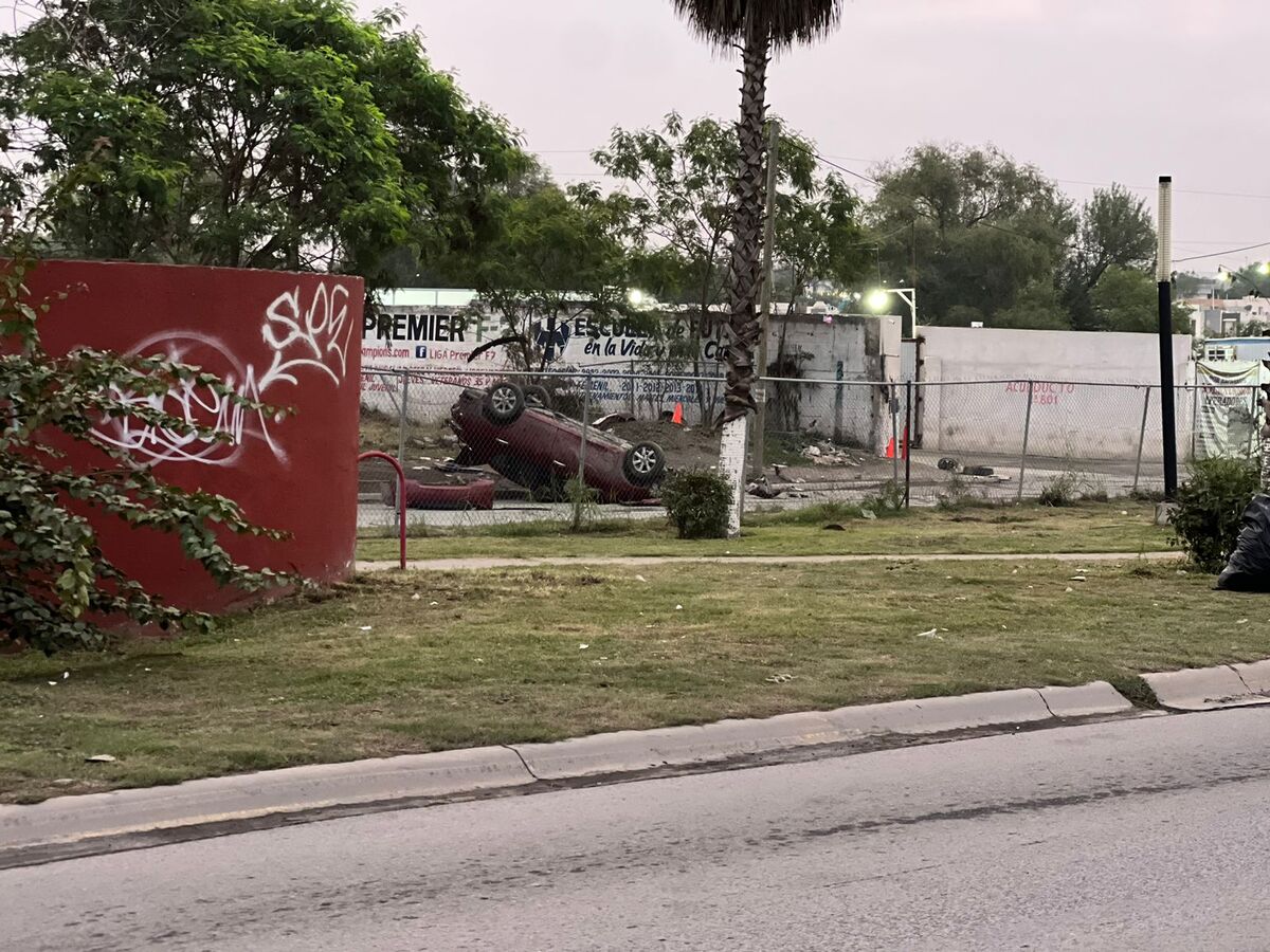 Otro de los vehículos involucrados. Foto: Especial