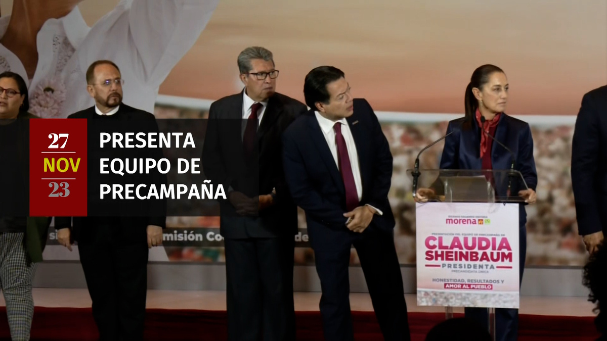 Claudia Sheinbaum presentó a su equipo de campaña