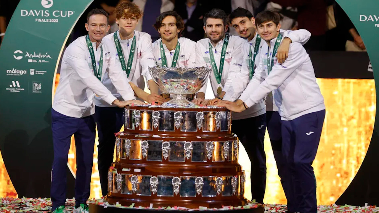 Gracias a una brillante exhibición de Sinner, Italia ganó su segunda Copa Davis