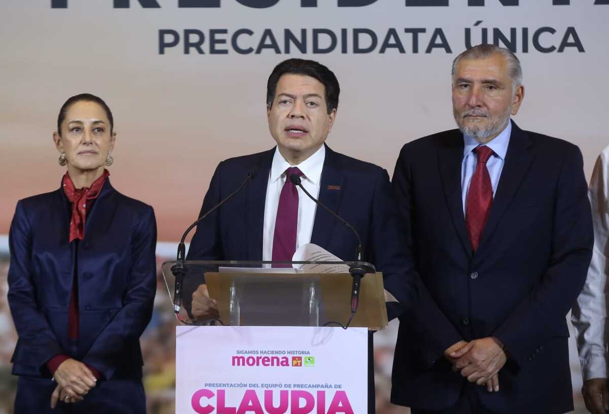 Mario Delgado, presidente nacional de Morena. | Foto: Araceli López.