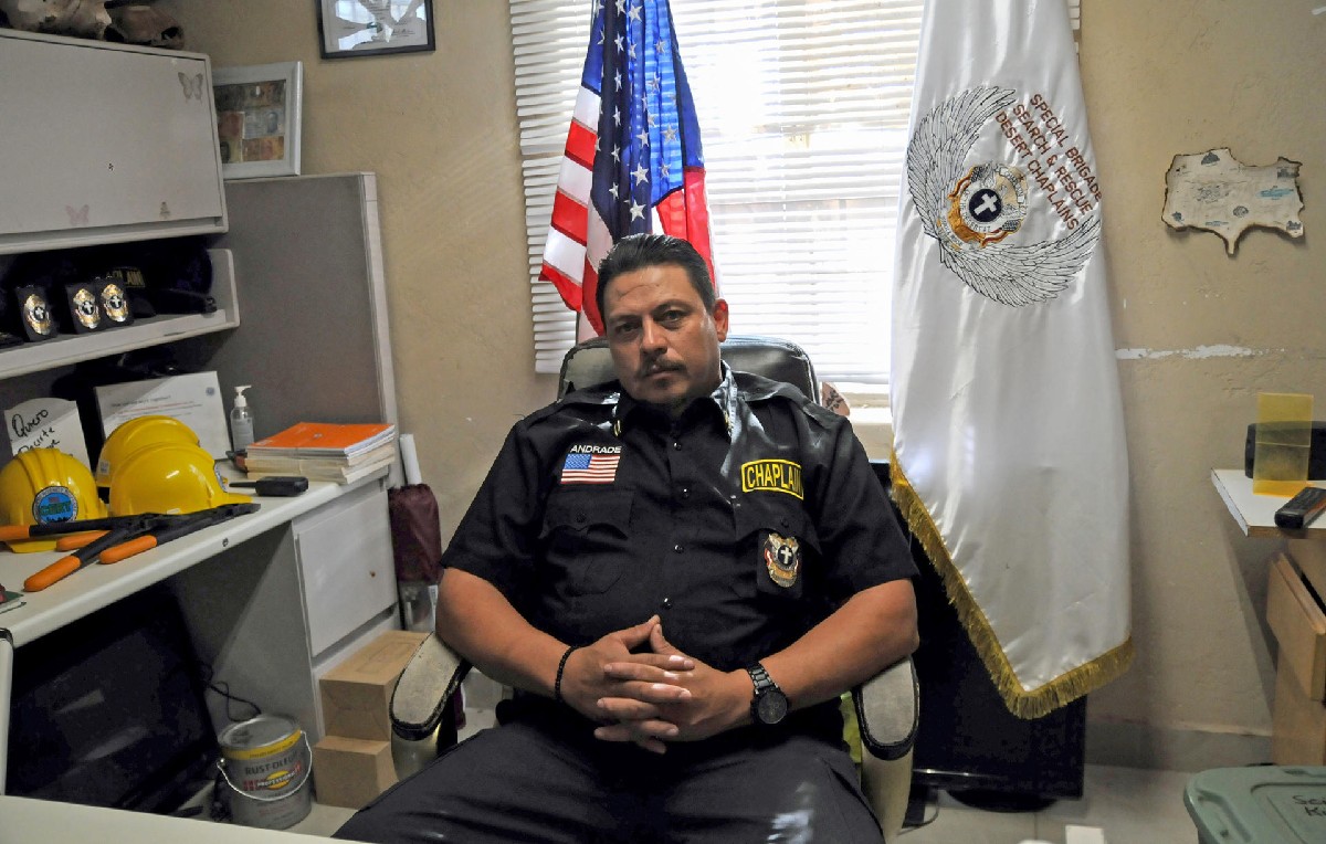 Oscar Andrade, Capellanes del Desierto (EFE)