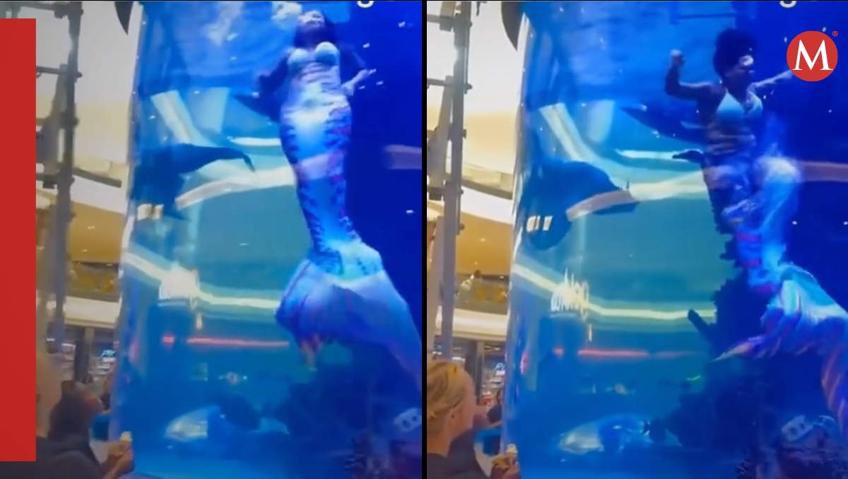 Sirena sufre de accidente en pleno espectáculo | ESPECIAL