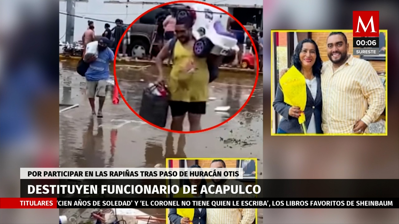 Alcaldesa de Acapulco despide a secretario por participar en rapiña