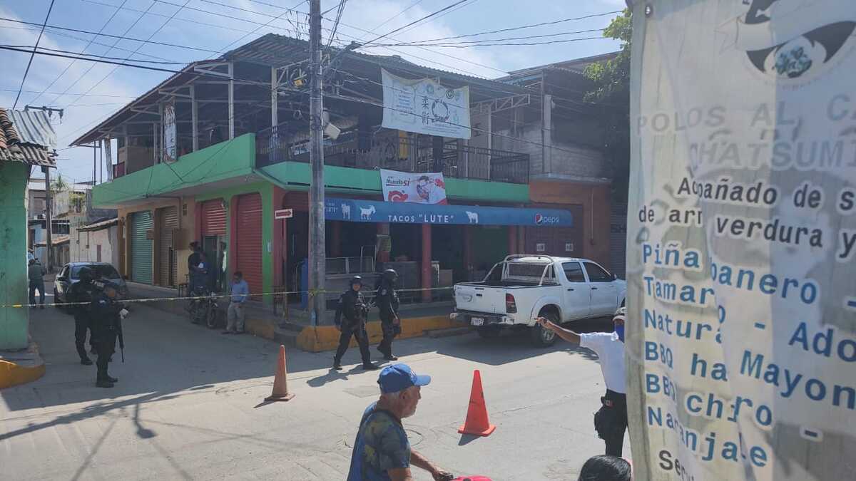 Autoridades ministeriales acordonaron la escena del crimen. | Especial