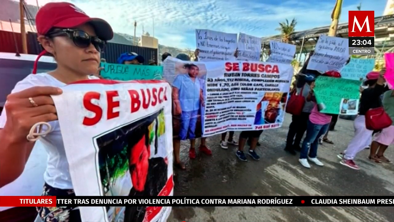 Un mes después del huracán Otis, 30 desaparecidos y familiares claman por respuestas