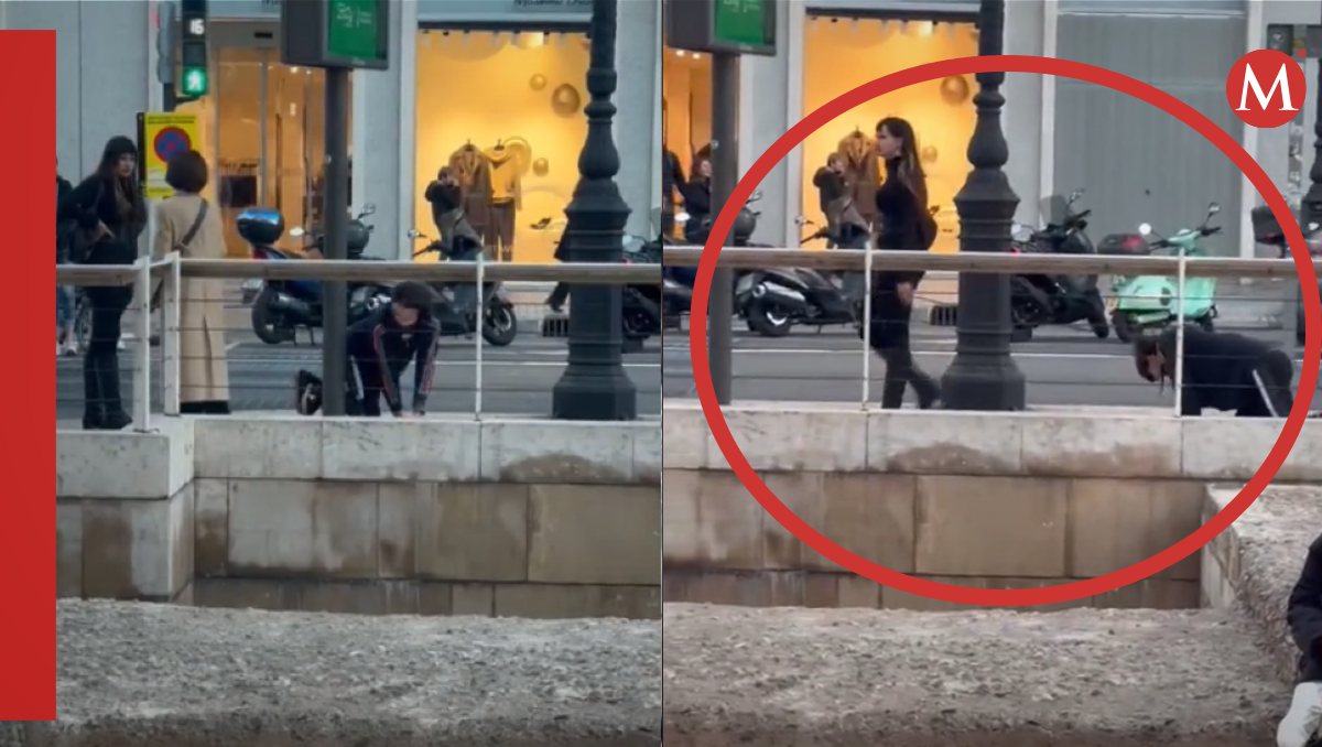 Mujer pasea a hombre por la calle como si fuera perrro | TikTok