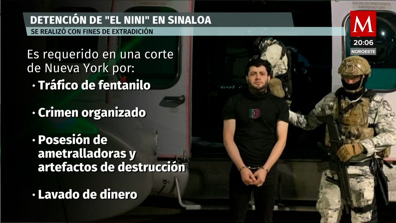 El nini capturado con fines de extradición: Subsecretario de seguridad