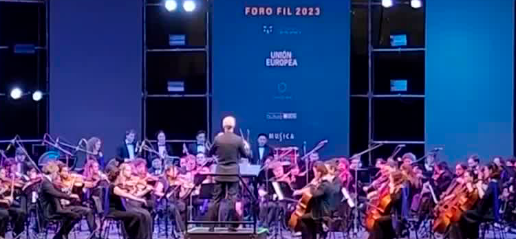La orquesta juvenil de la Unión Europea estuvo presente en la FIL de Guadalajara 2023