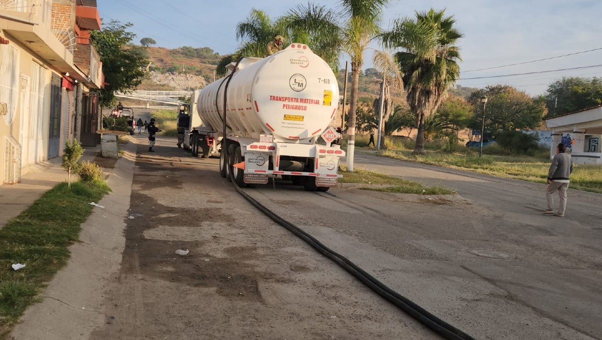 Pipa dedicada al huachicoleo fue hallada en Tonalá, Jalisco (Juan Carlos Munguía)