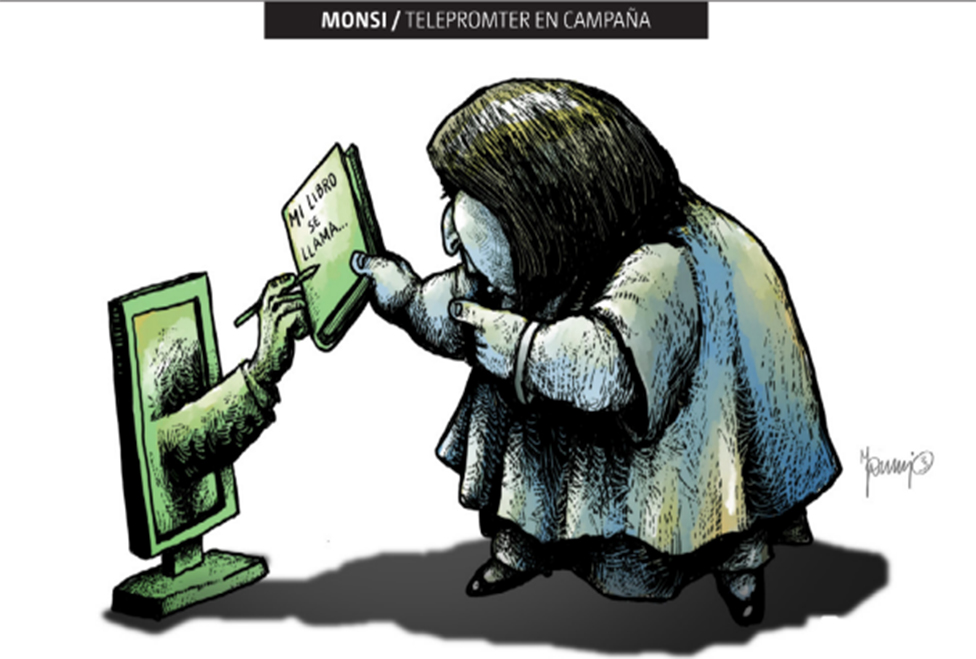 TELEPROMTER EN CAMPAÑA