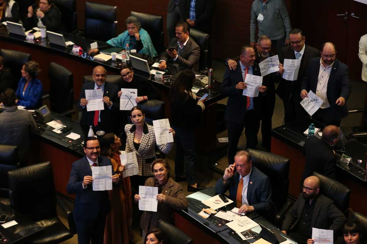 El bloque opositor del Senado votó en contra en las dos rondas. (Octavio Hoyos)