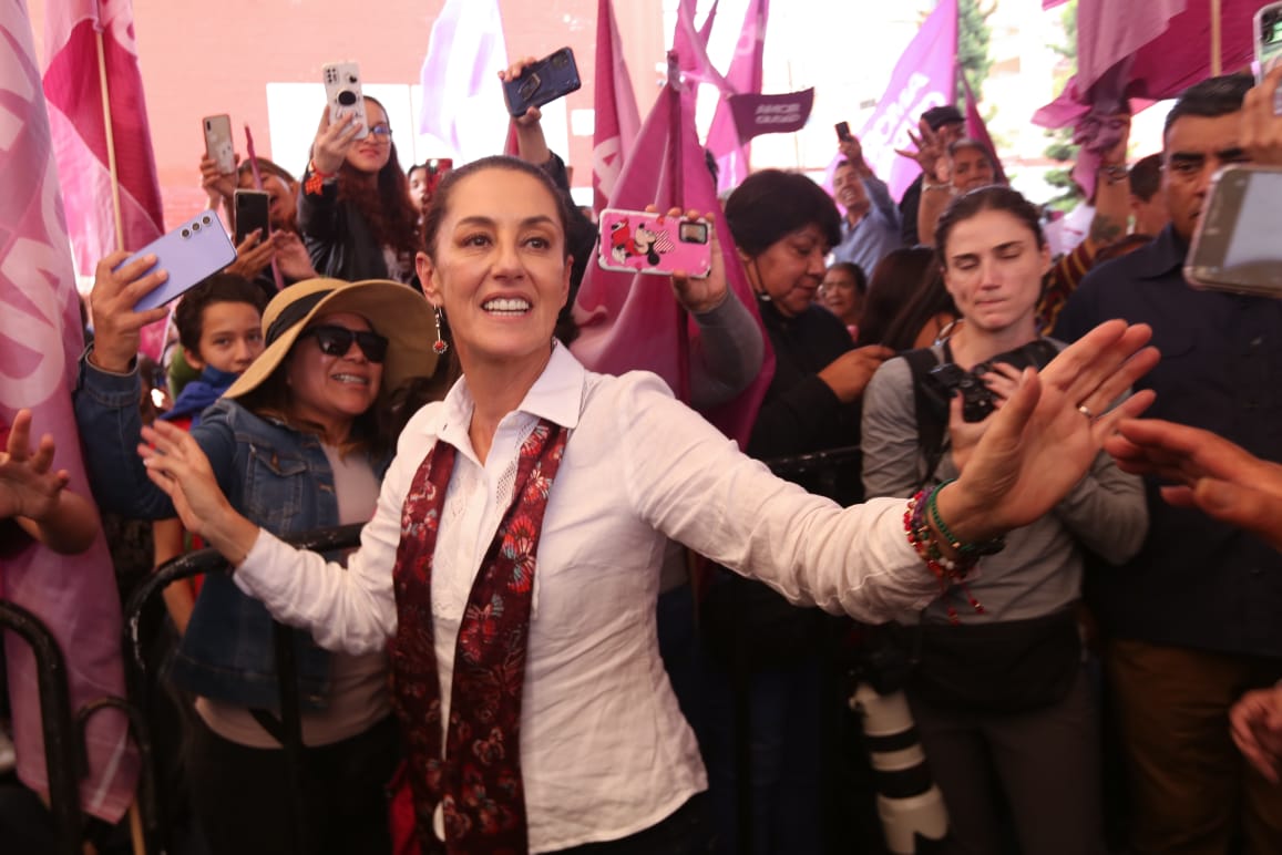 Claudia Sheinbaum, precandidata presidencial por Morena. | Foto: Araceli López