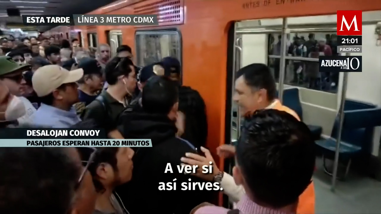 Desalojo en estación Niños Héroes del Metro de CdMx por descompostura