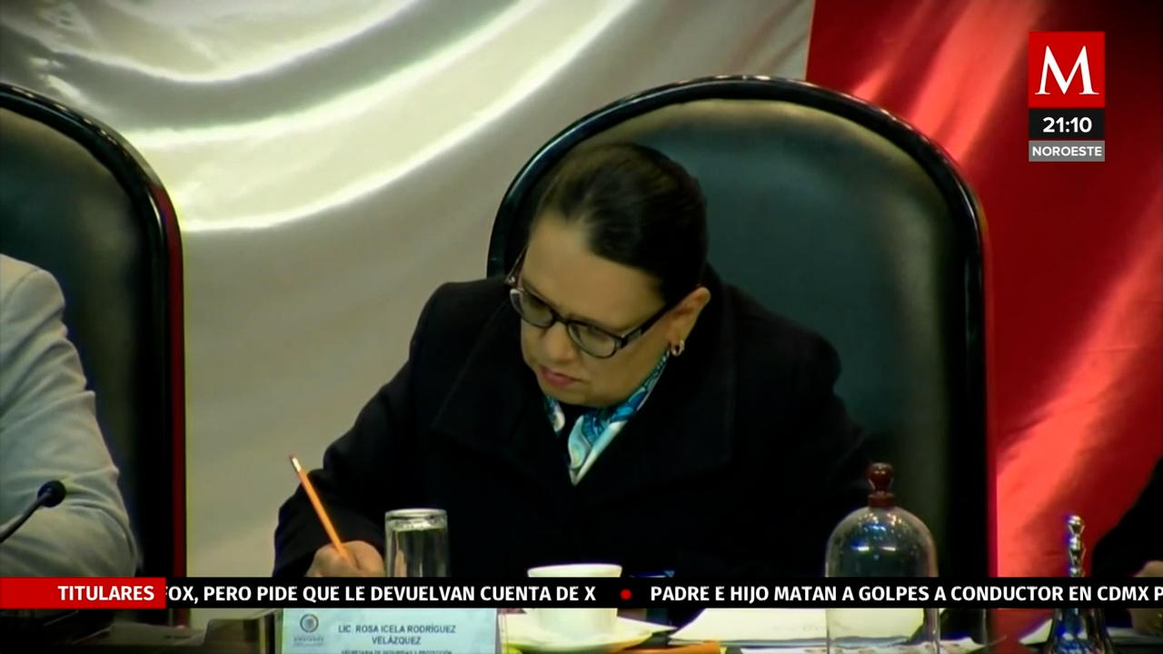 Intenso debate en la comparecencia de Rosa Icela Rodríguez