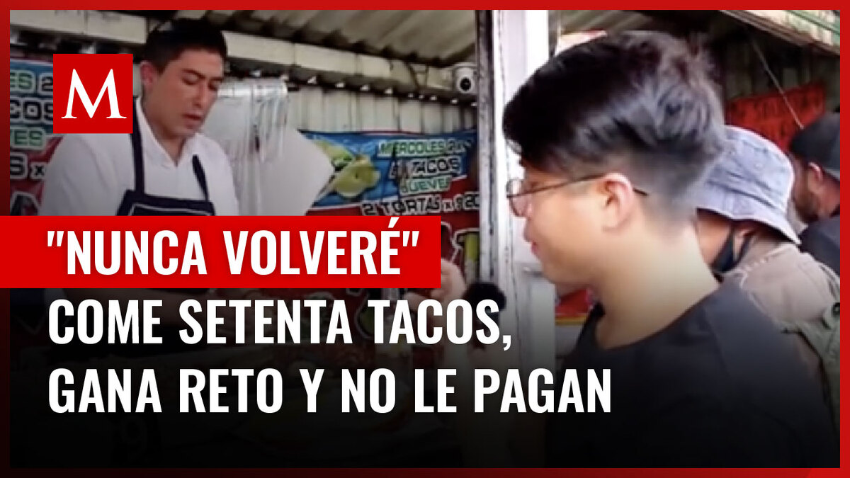 Joven youtuber gana un reto en taquería y no le dan su premio; internautas enfurecieron