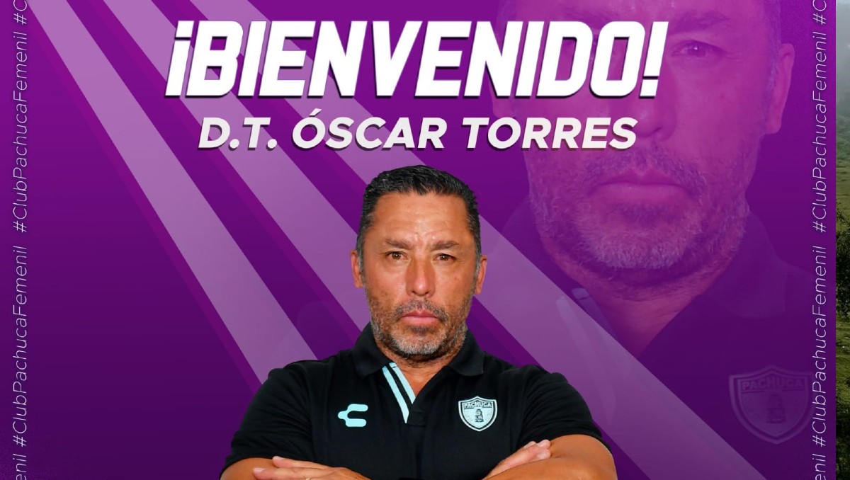 El profesor Óscar Torres, se formó como auxiliar técnico en el Club Pachuca  (Facebook)