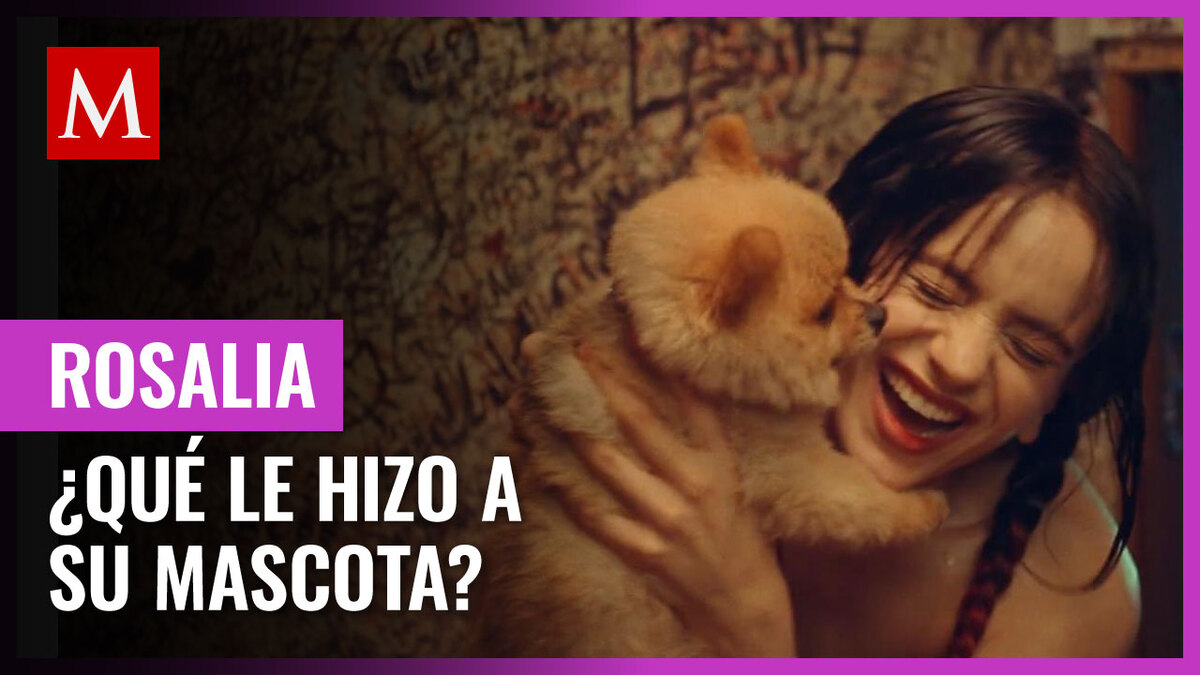 Rosalía provoca debate al mostrar perrita con las uñas pintadas