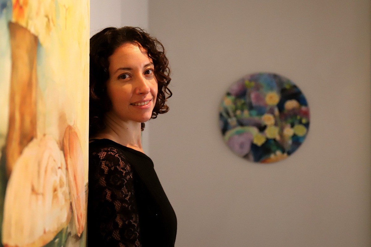 Pintora María Vigné. (Rolando Riestra)