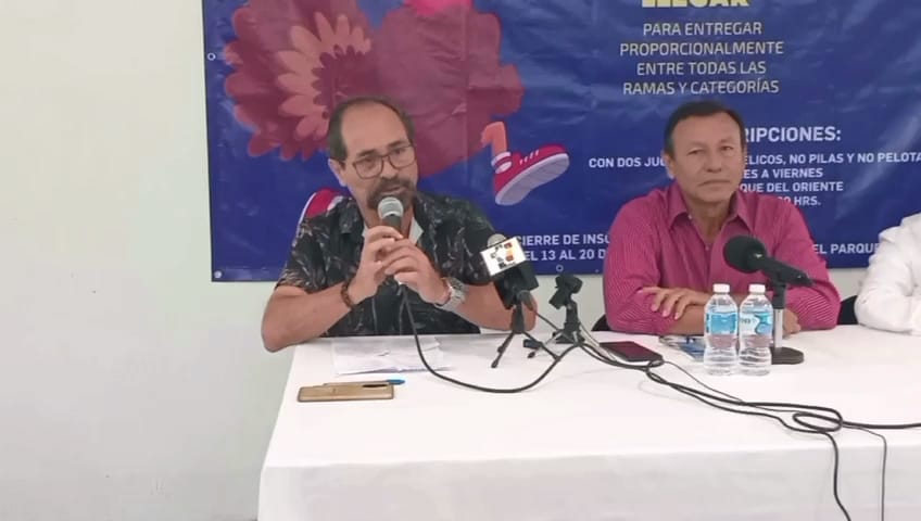 Profesor Jaime Nataren, Director del Instituto del deporte de Chiapas (Abraham Jiménez)