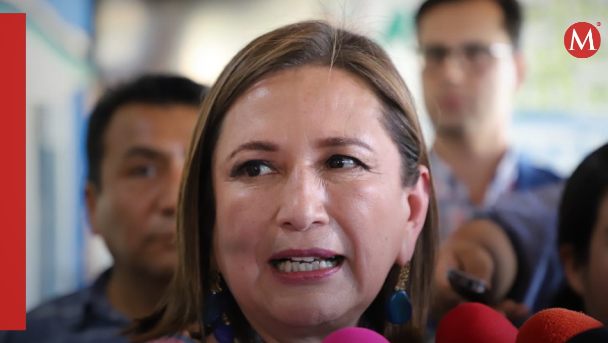 Xóchitl Gálvez de visita en Santiago. Foto: Leonel Rocha