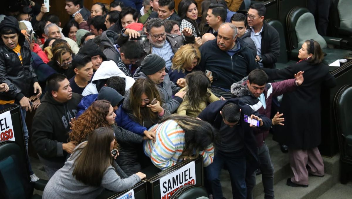 El zafarrancho fue porque buscaban llegar hasta el Pleno, lo cual consiguieron temporalmente. Raúl Palacios