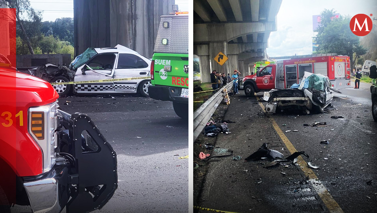 El accidente dejó un saldo preliminar de tres muertos | (Diseño: Milenio)