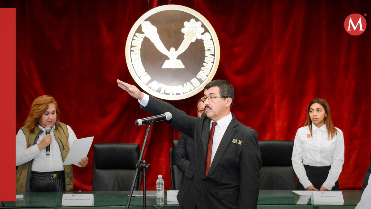 Damaso Anaya Alvarado tomó posesión como rector de la UAT.