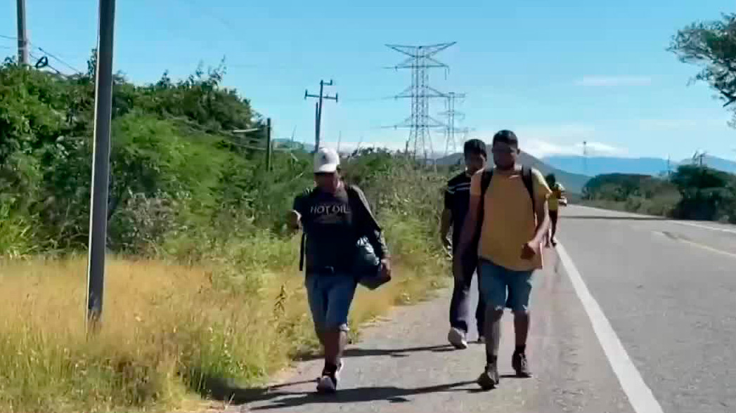 Incrementa llegada de migrantes a Oaxaca; buscan cruzar la frontera antes de navidad