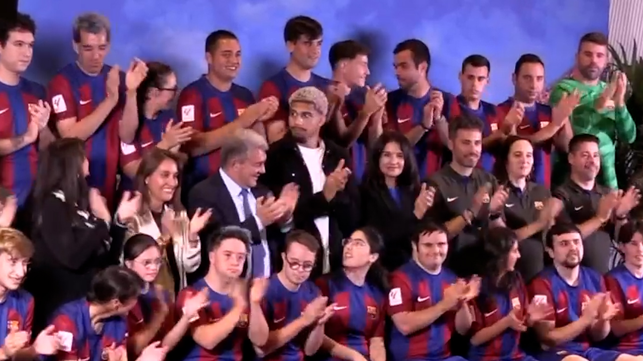 Ronald Araújo es embajador en LaLiga Genuine de la Fundación Barça