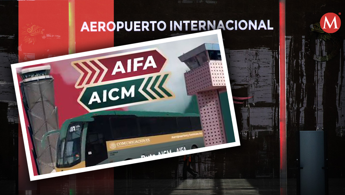Durante este tiempo el transporte terrestre AICM-AIFA será gratuito | (Diseño: Milenio)