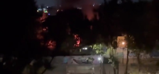 Incendio se registra en Santa María la Ribera.