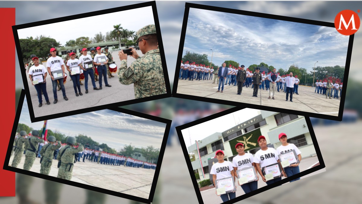 Jóvenes terminan su Servicio Militar Nacional en Tamaulipas