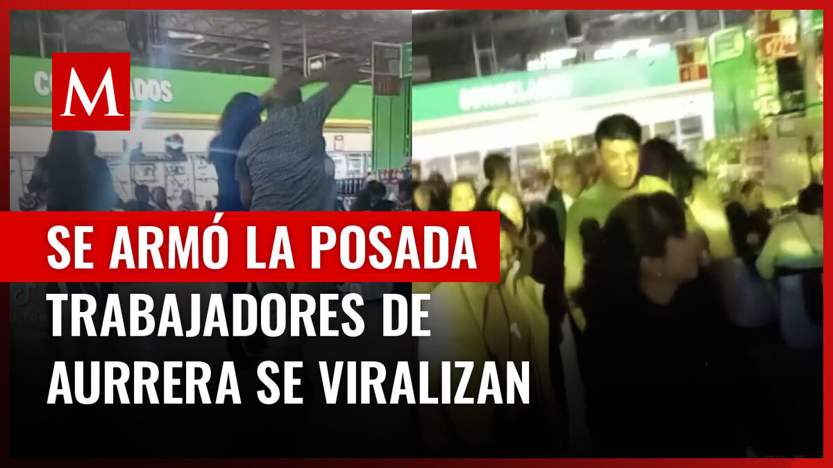 Trabajadores cierran una tienda de Bodega Aurrera y organizan fiesta de fin de año dentro