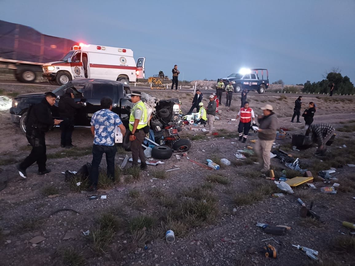 Accidente en Tlahualilo.