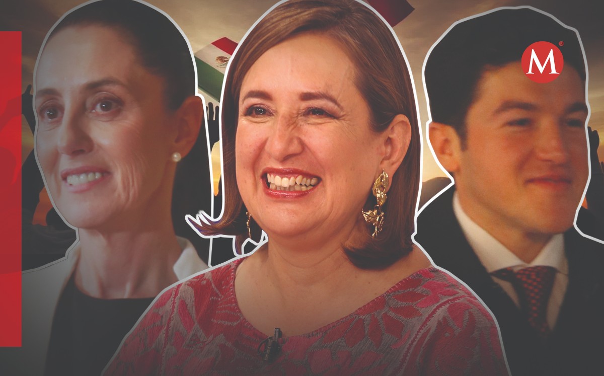 Claudia Sheinbaum y Xóchitl Gálvez, ¿Quién lidera búsquedas en Google? | Diseño: