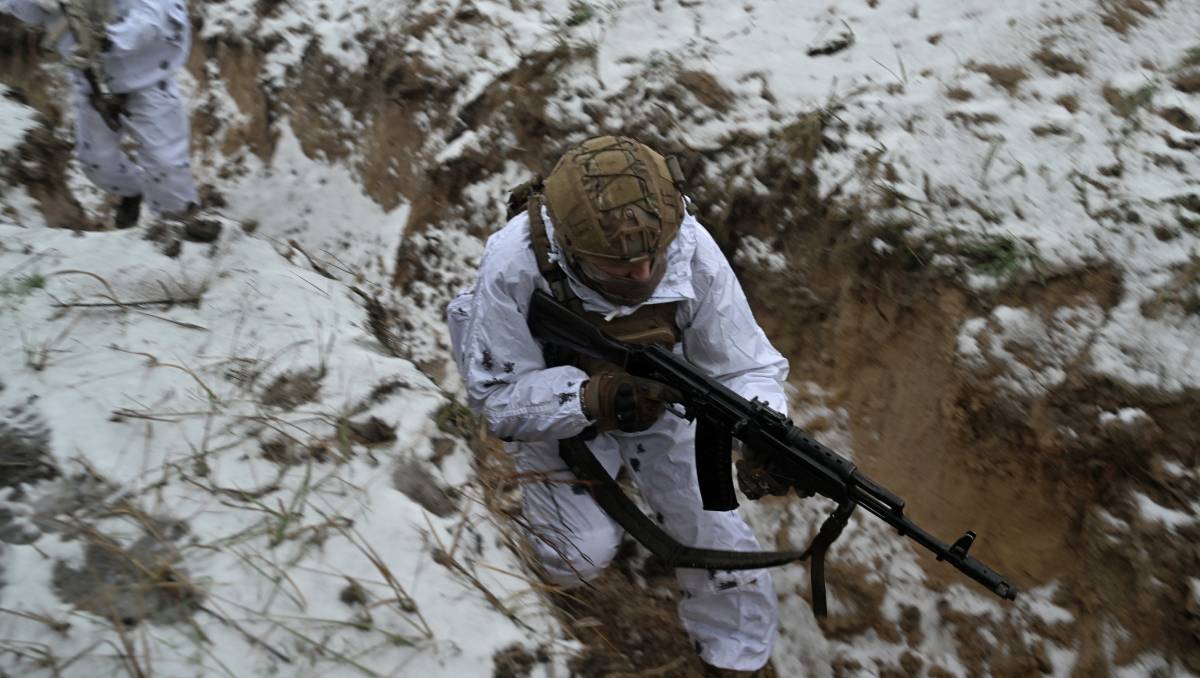 La guerra en Ucrania está por llegar al segundo invierno desde su comienzo | AFP