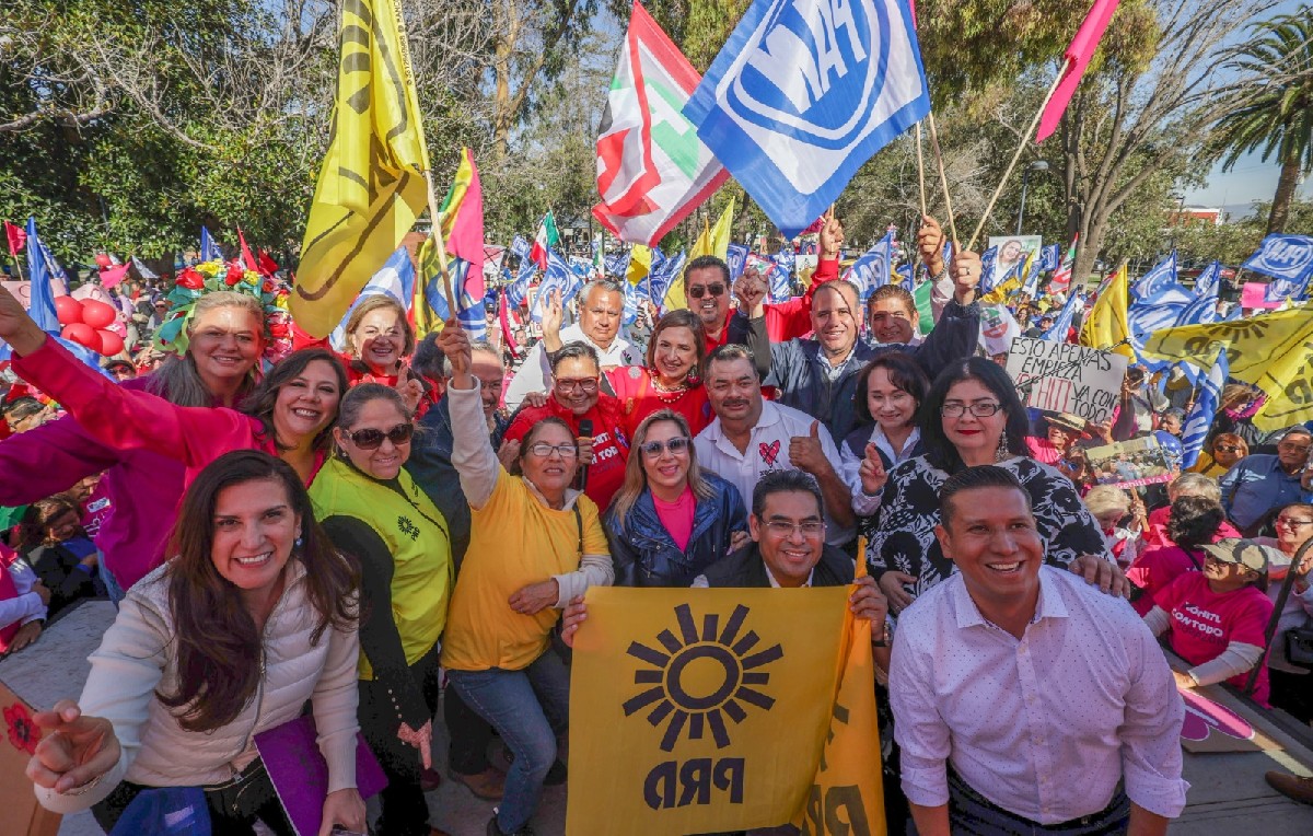 Precandidata presidencial Xóchitl Gálvez en Baja California (Especial)