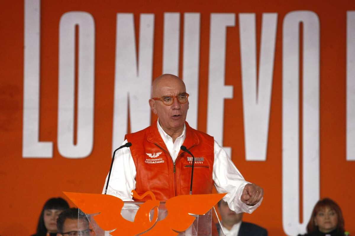 Dante Delgado , líder nacional de Movimiento Ciudadano. | Ariana Pérez