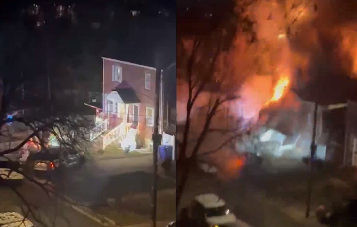 Explosión en domicilio de Virginia (X/@connormaj)